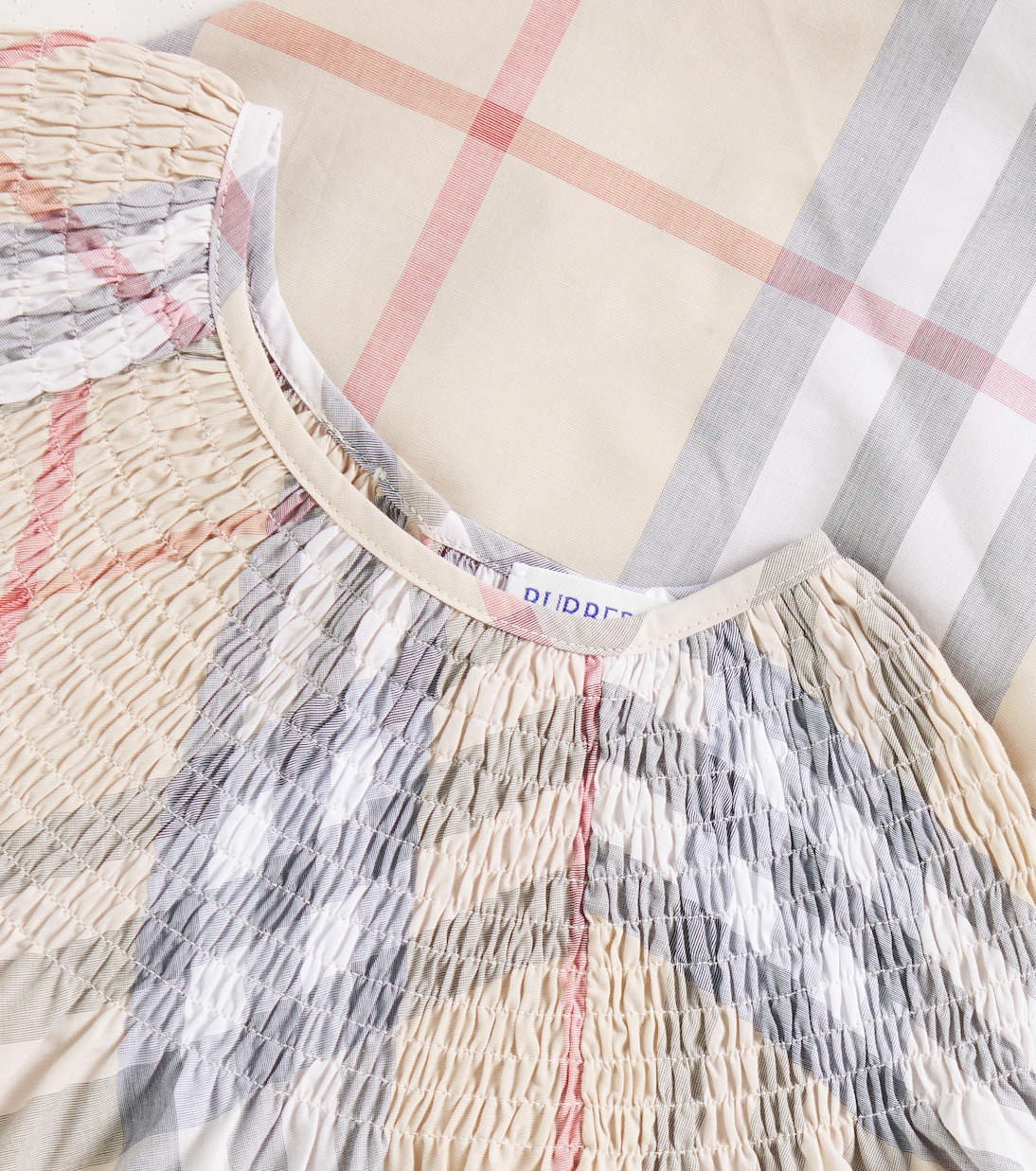 Abito in cotone Burberry Check | Burberry Kids