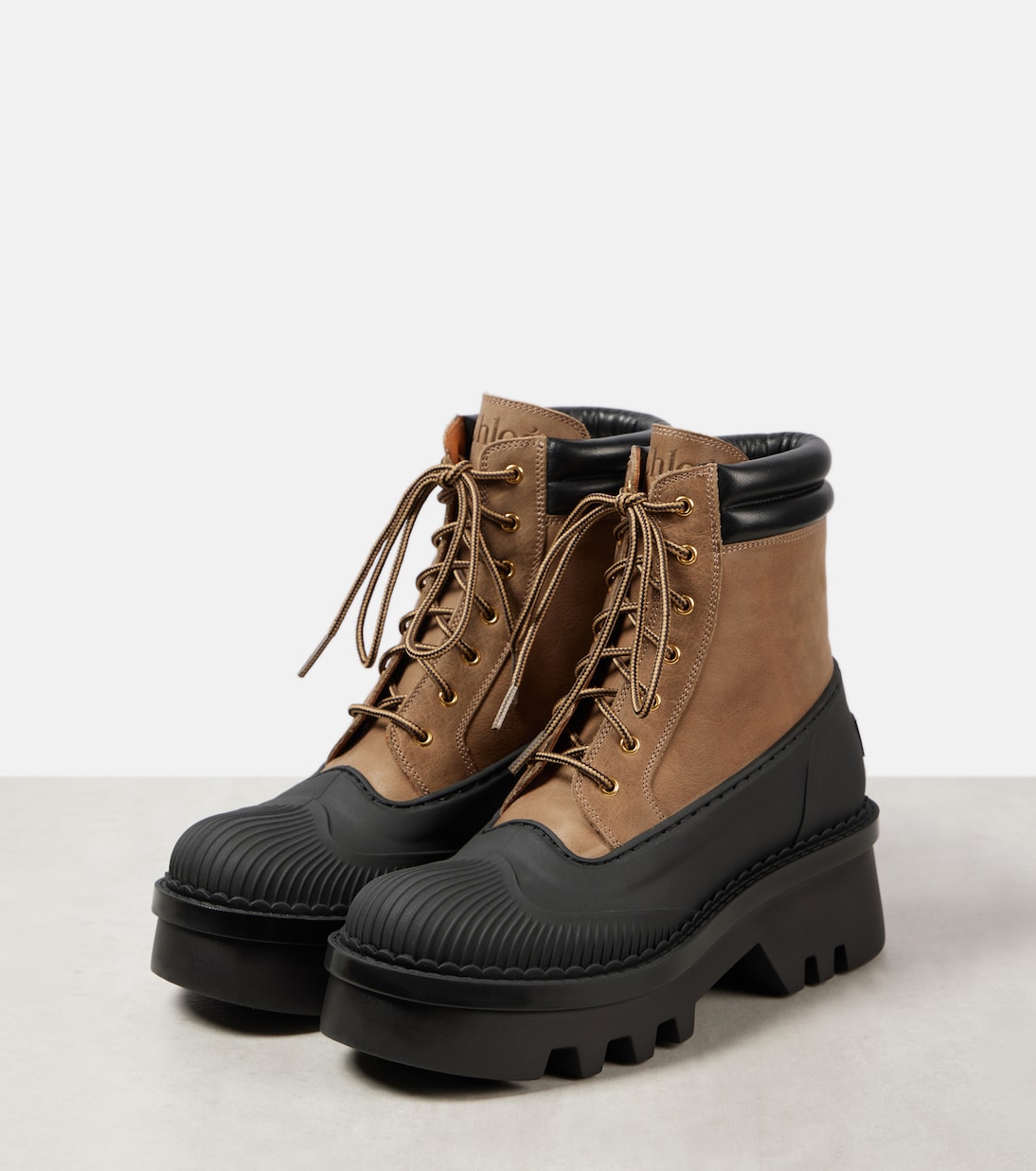 Schnürstiefel Phoenix aus Leder | Chloé