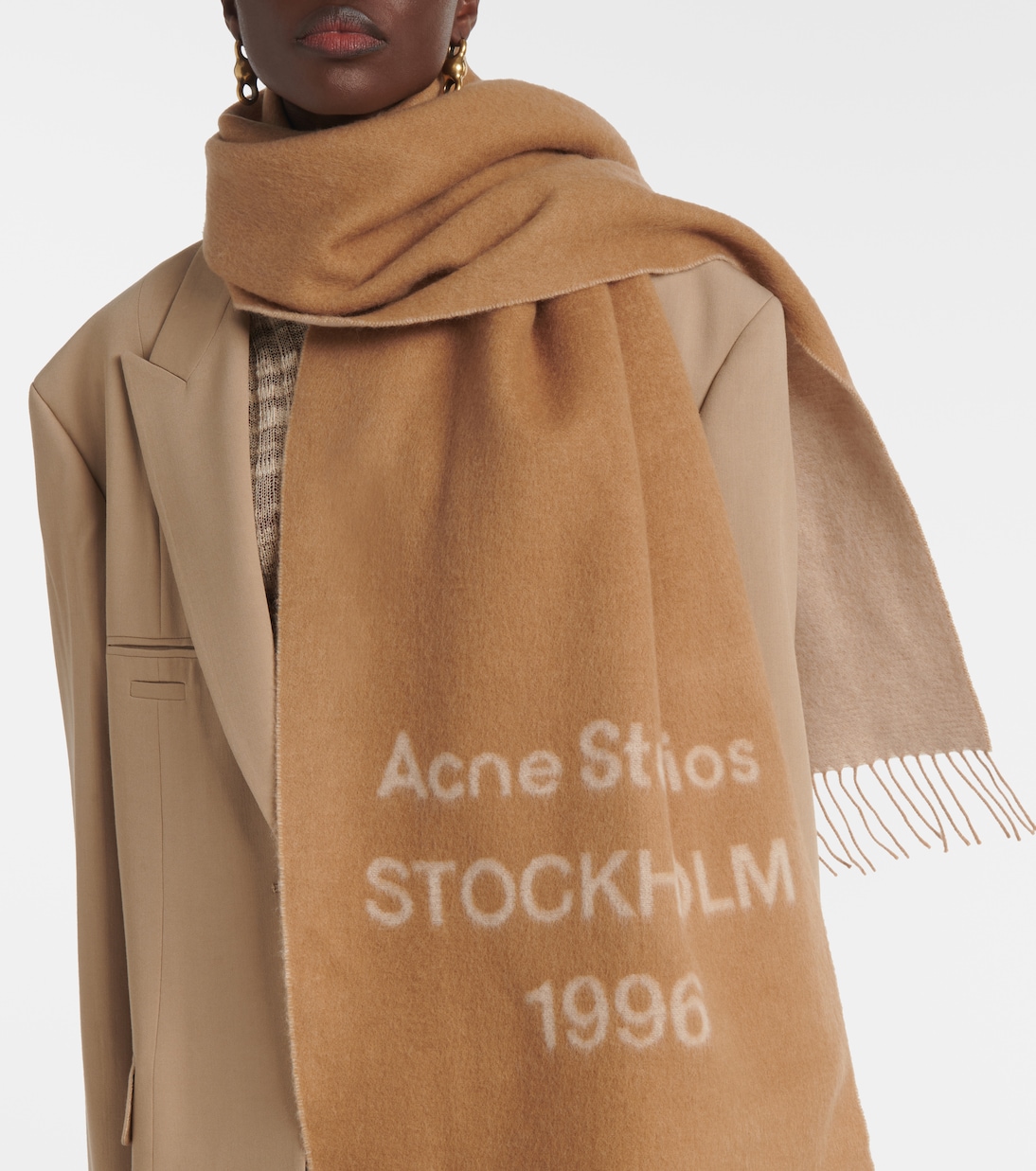 Sciarpa in lana con logo | Acne Studios