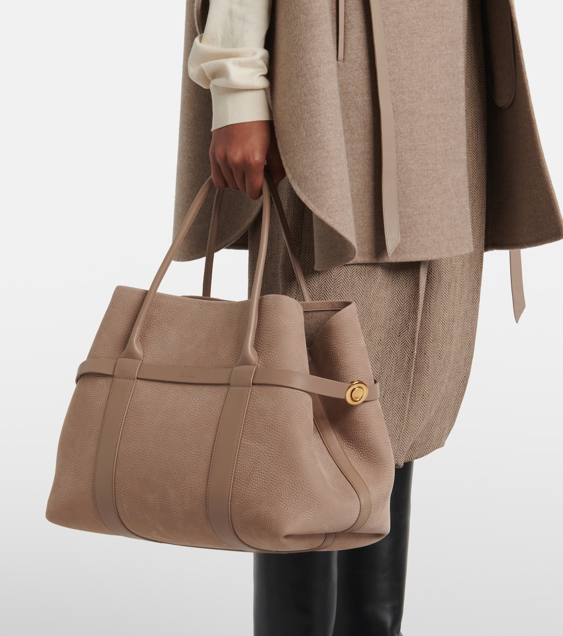 Cabas Ghiera Large en cuir | Loro Piana