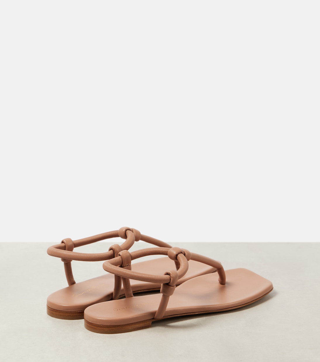 Juno leather thong sandals | Gianvito Rossi