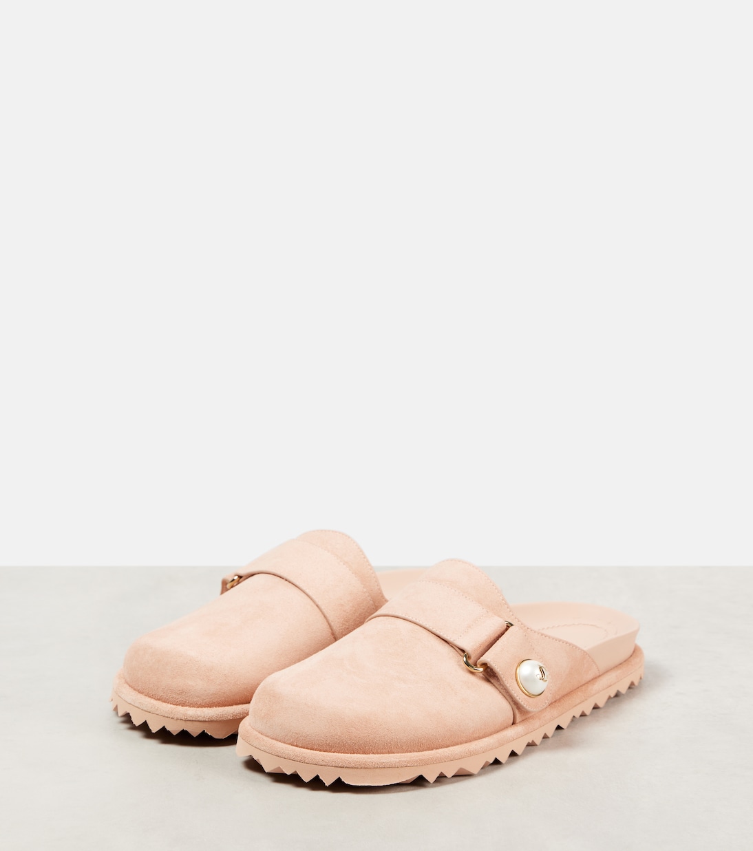 Mocassini in suede Fayence di JIMMY CHOO per giovani trendy