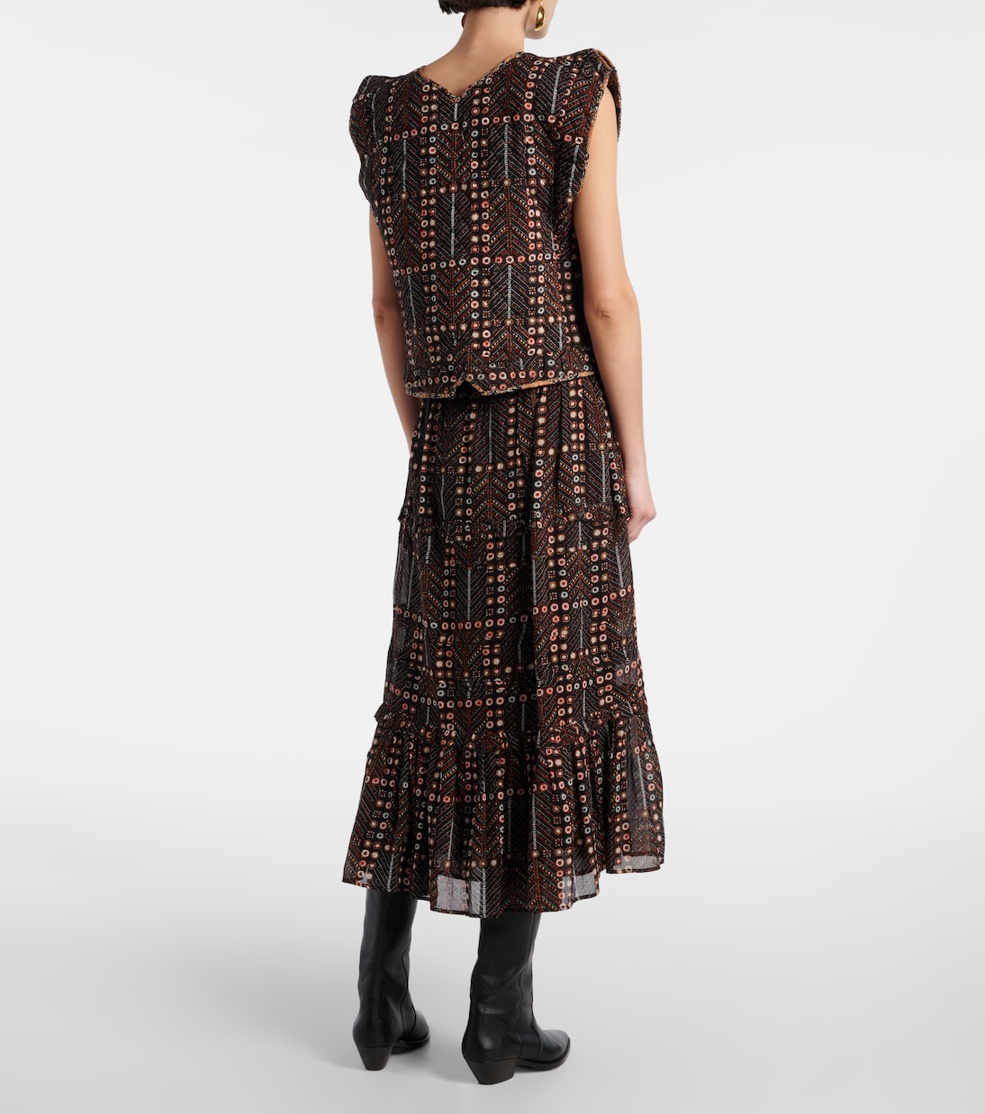 Cardigan Cerza brodé en coton | Marant Etoile