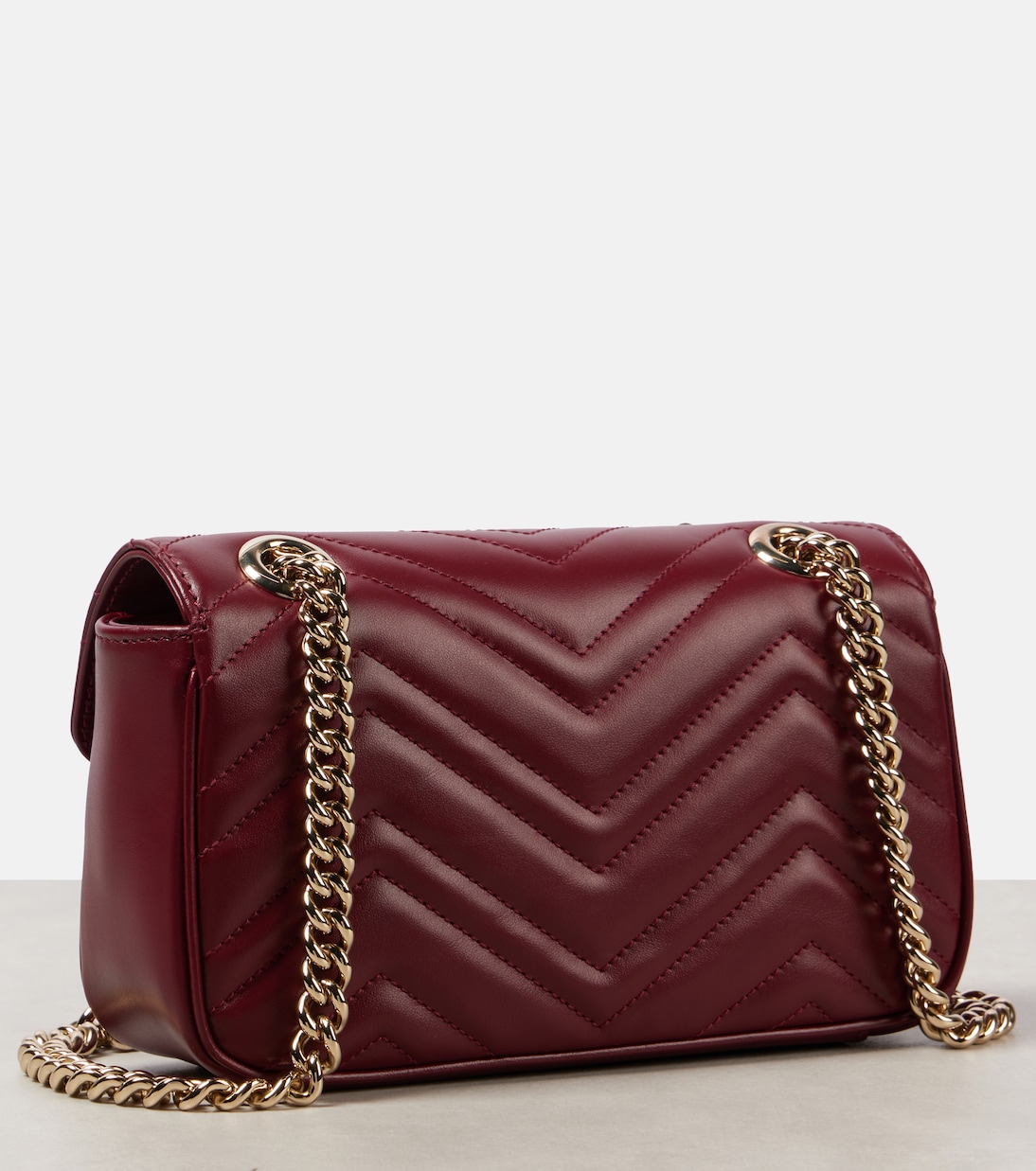 Borsa a spalla GG Marmont Mini in pelle | Gucci