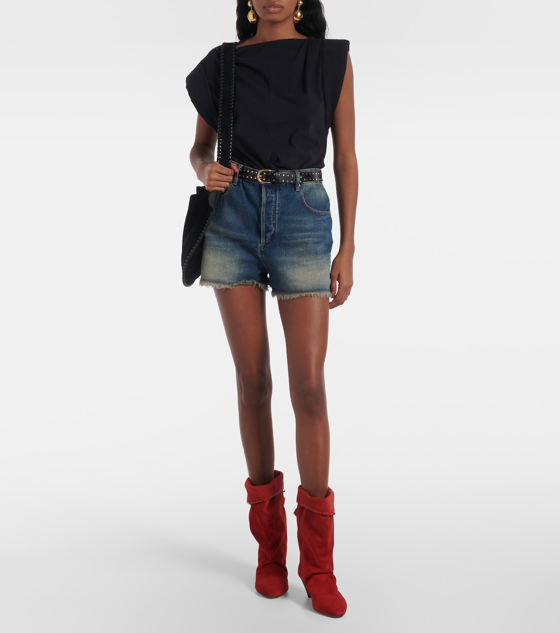 Bottines santiags Dalby en daim | Isabel Marant