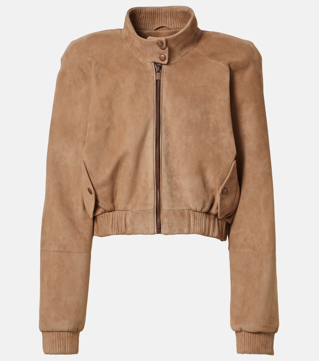 Veste bomber raccourcie en daim | Magda Butrym