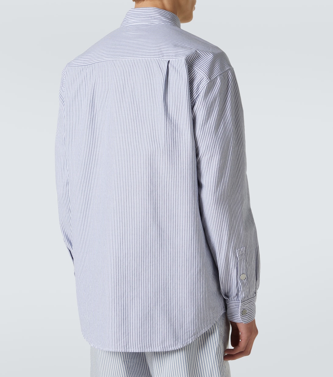 Camicia Marina in cotone a righe | Stone Island
