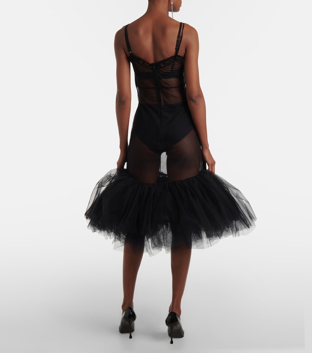 Abito sottoveste con tulle | Simone Rocha