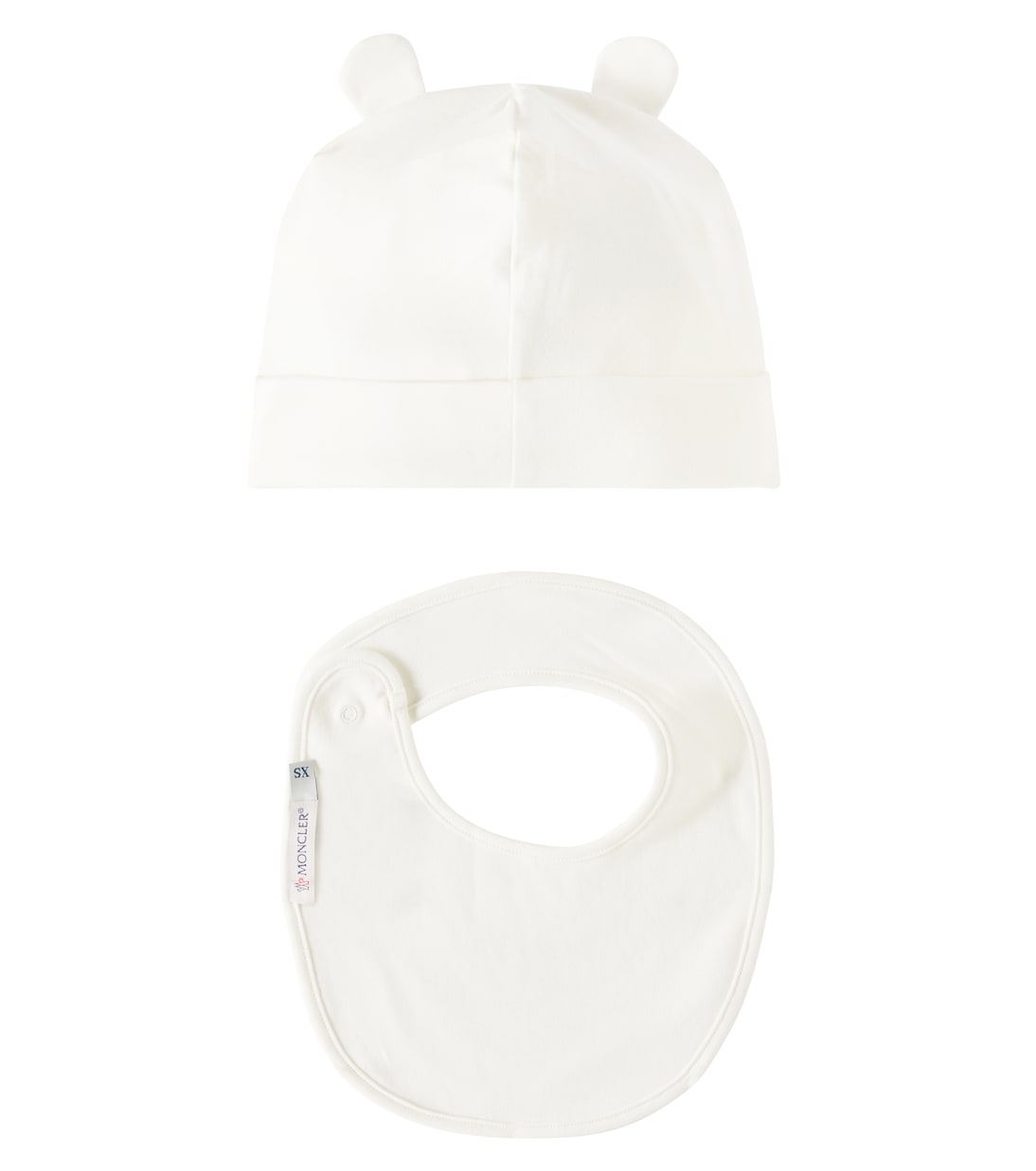 Baby - Cappello e bavaglino in cotone | Moncler Enfant