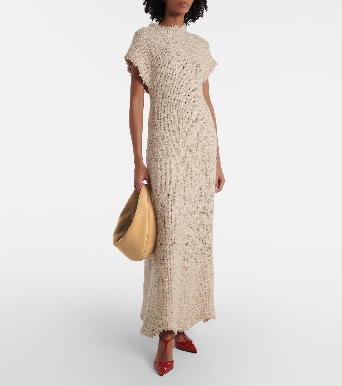 Sac Olivia Medium en daim | Khaite
