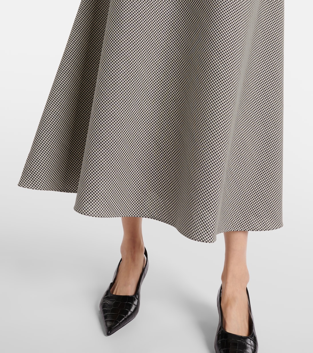 Maxikleid aus einem Wollgemisch | Róhe