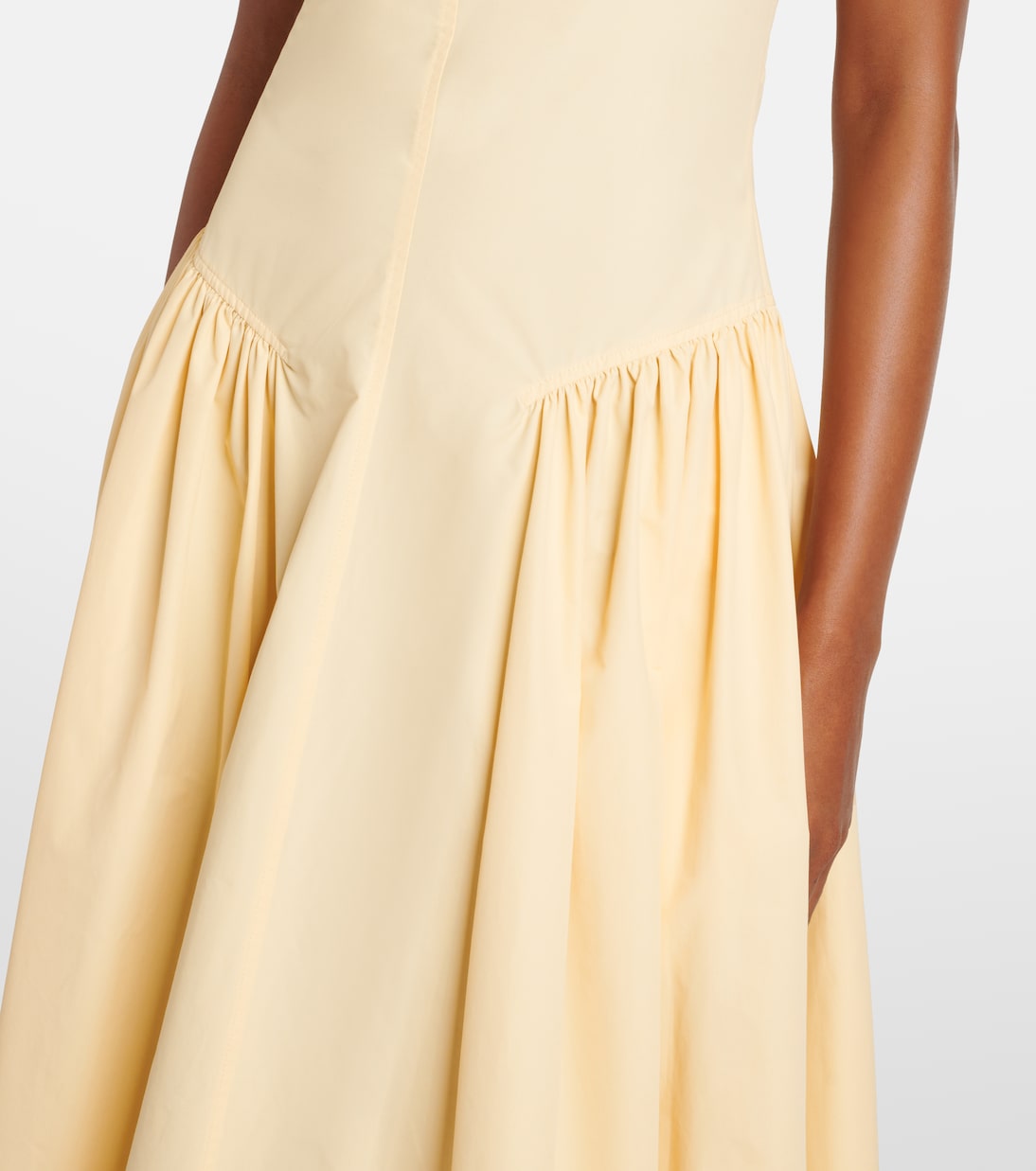 Robe midi White Label Kendall en coton mélangé | Proenza Schouler