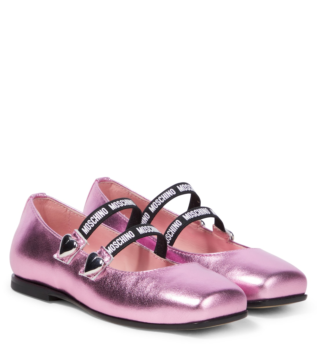 Leather ballet flats | Moschino Kids