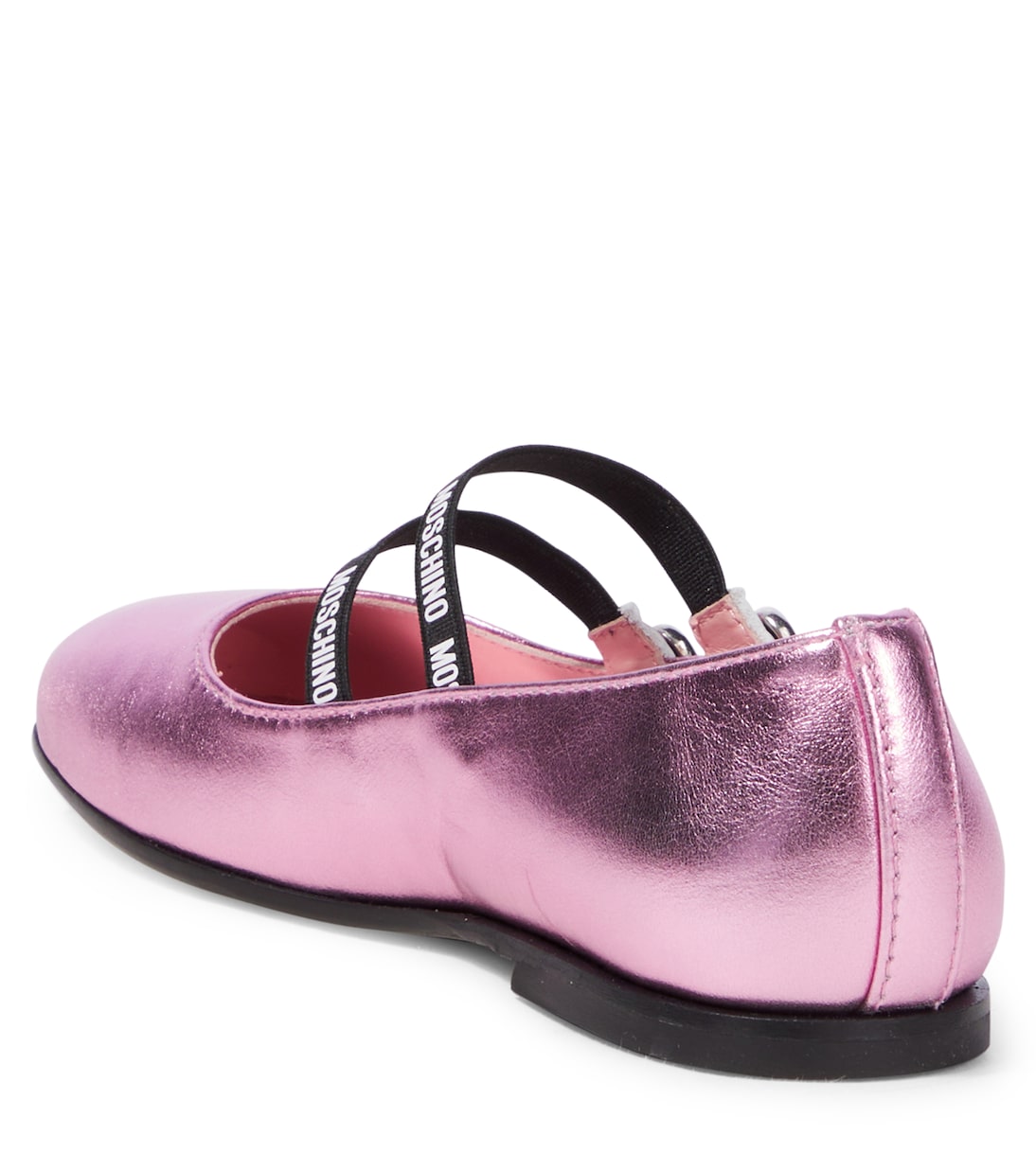 Leather ballet flats | Moschino Kids