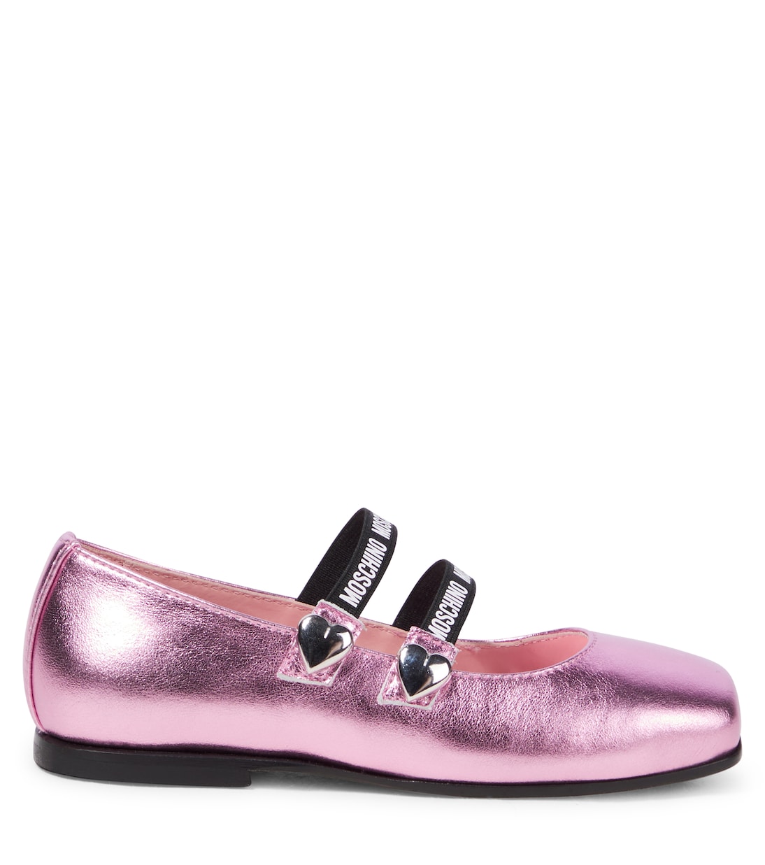 Leather ballet flats | Moschino Kids