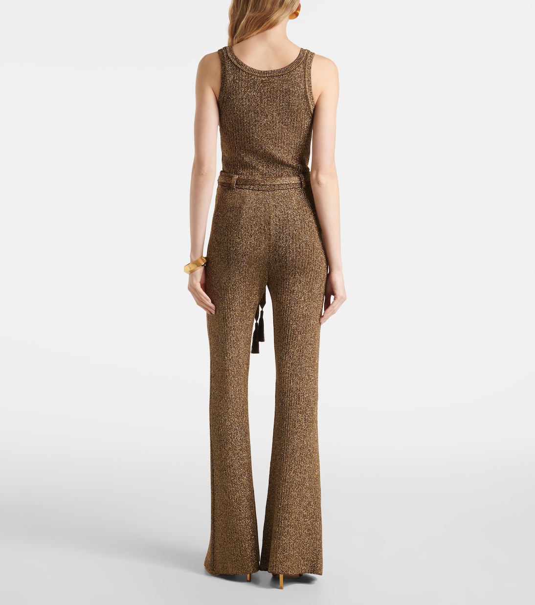 Pantalon ample en lamé | Tom Ford