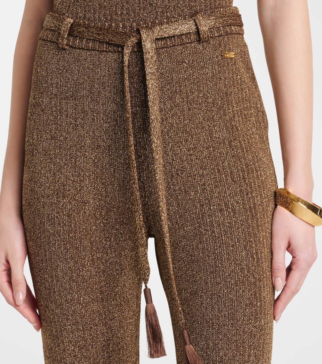 Pantalon ample en lamé | Tom Ford