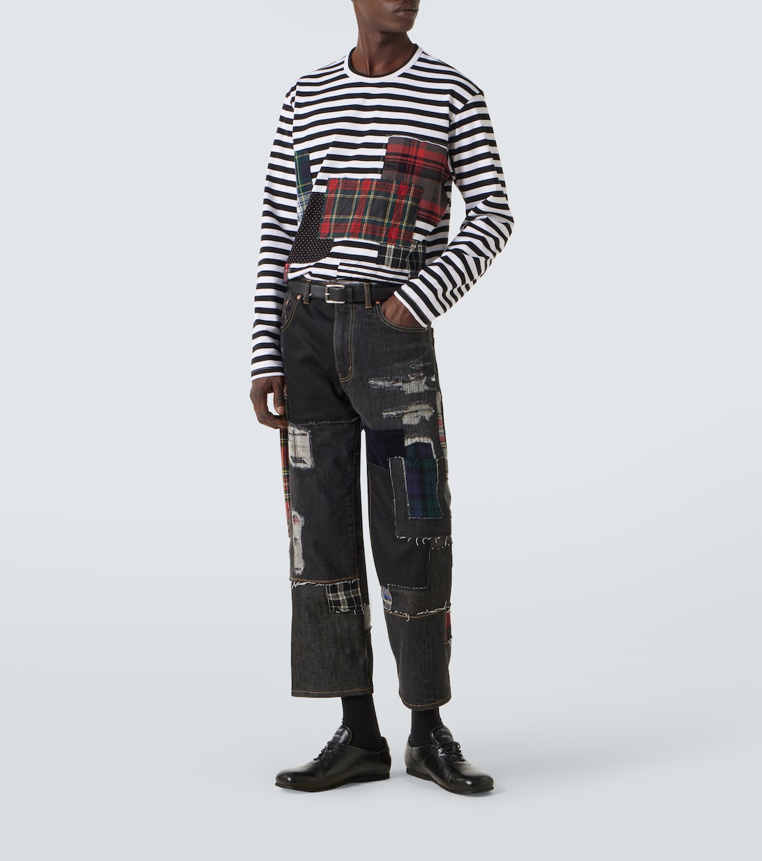 x Levi's® patchwork wide-leg jeans | Junya Watanabe