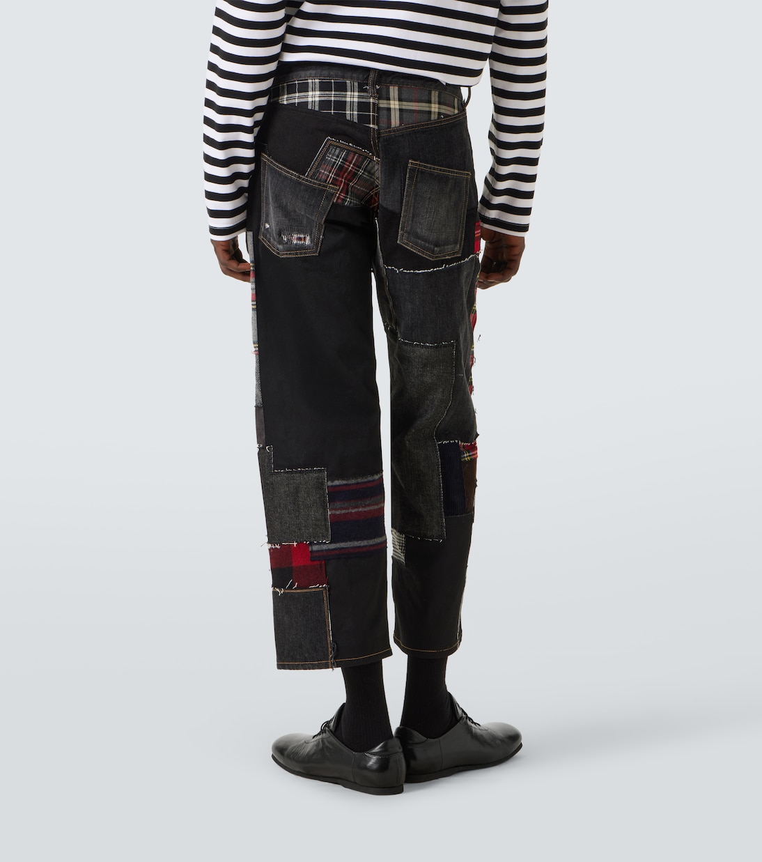 x Levi's® patchwork wide-leg jeans | Junya Watanabe
