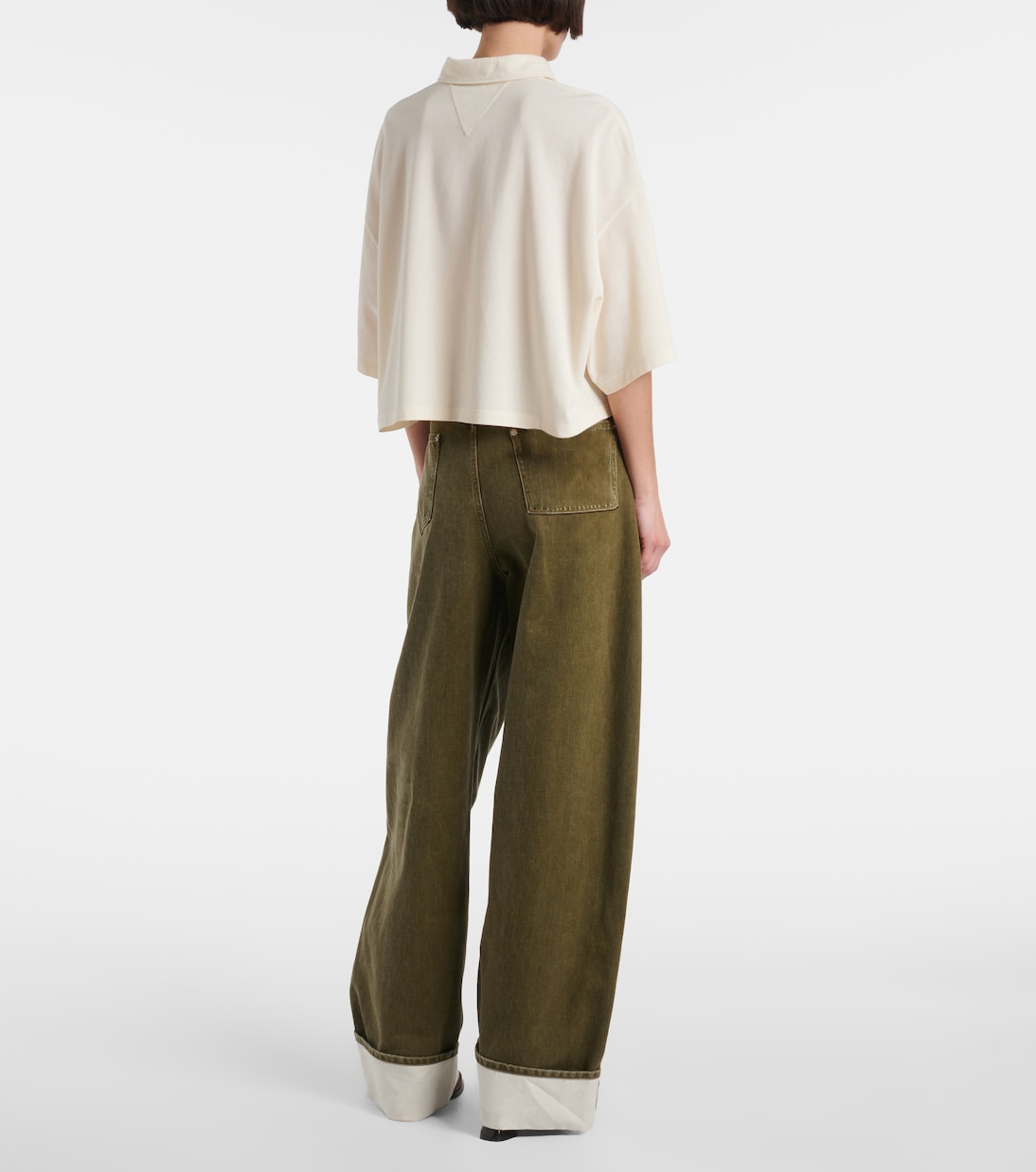 Polo raccourci en coton | Bottega Veneta