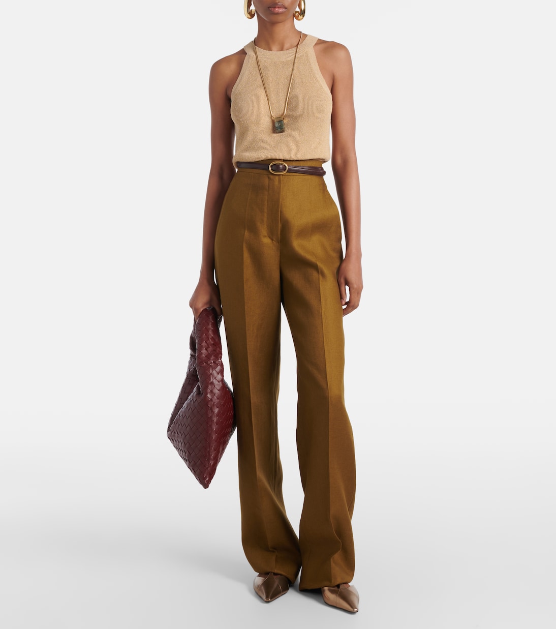 Top Lolly en lin et soie mélangés | Max Mara