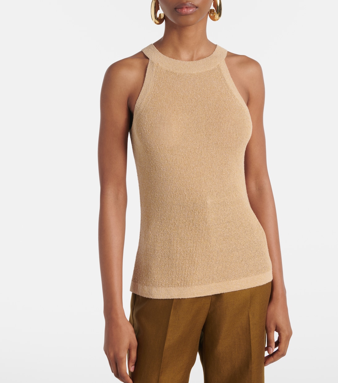 Top Lolly en lin et soie mélangés | Max Mara