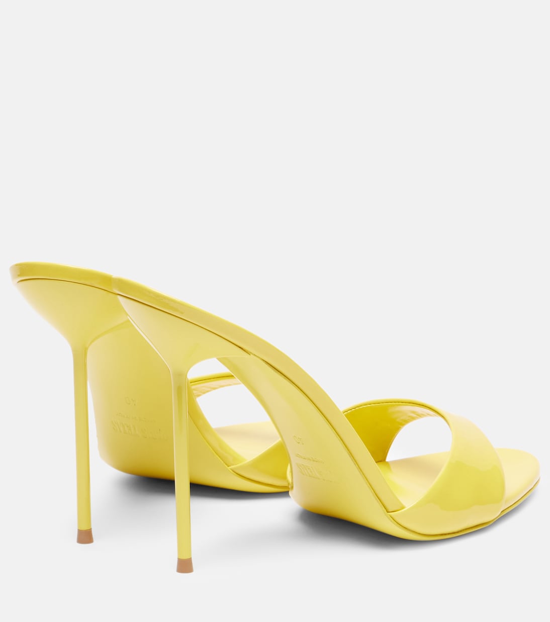 Mules Lidia en cuir verni | Paris Texas