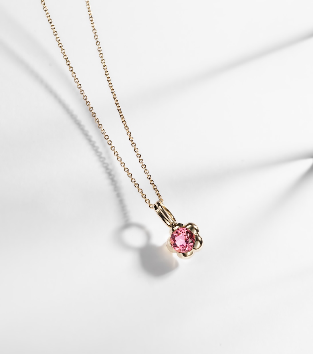 Collana Festival in oro 14kt con tormalina | Stone and Strand