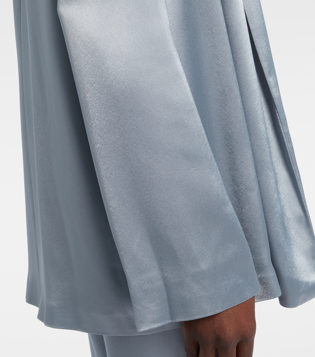 Julianne satin blazer | Galvan