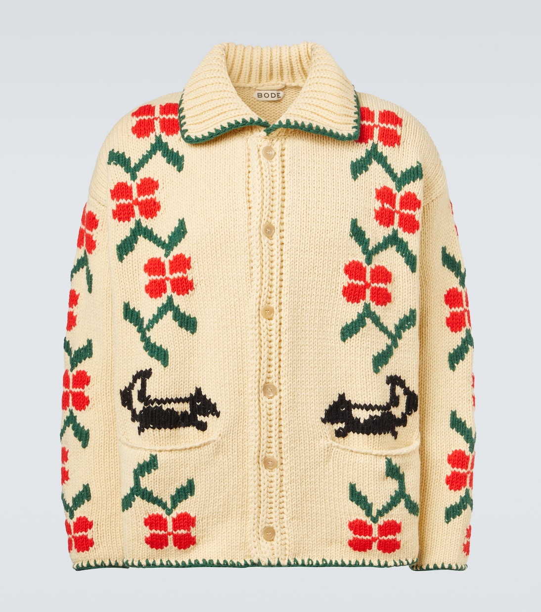 Cardigan Pirate Ship aus Schurwolle | Bode