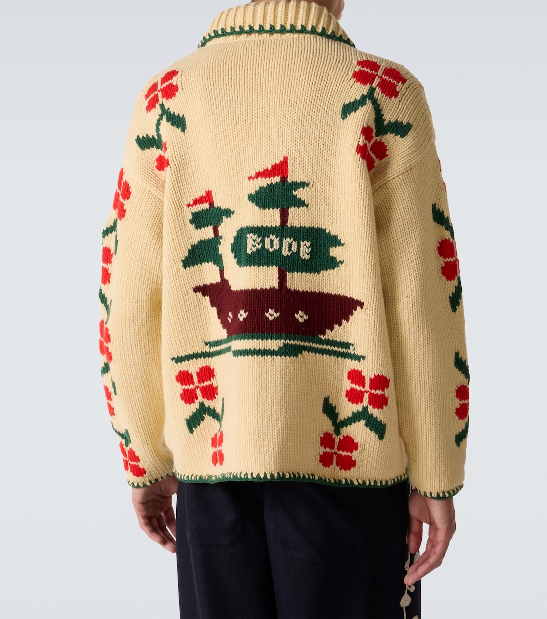 Cardigan Pirate Ship aus Schurwolle | Bode