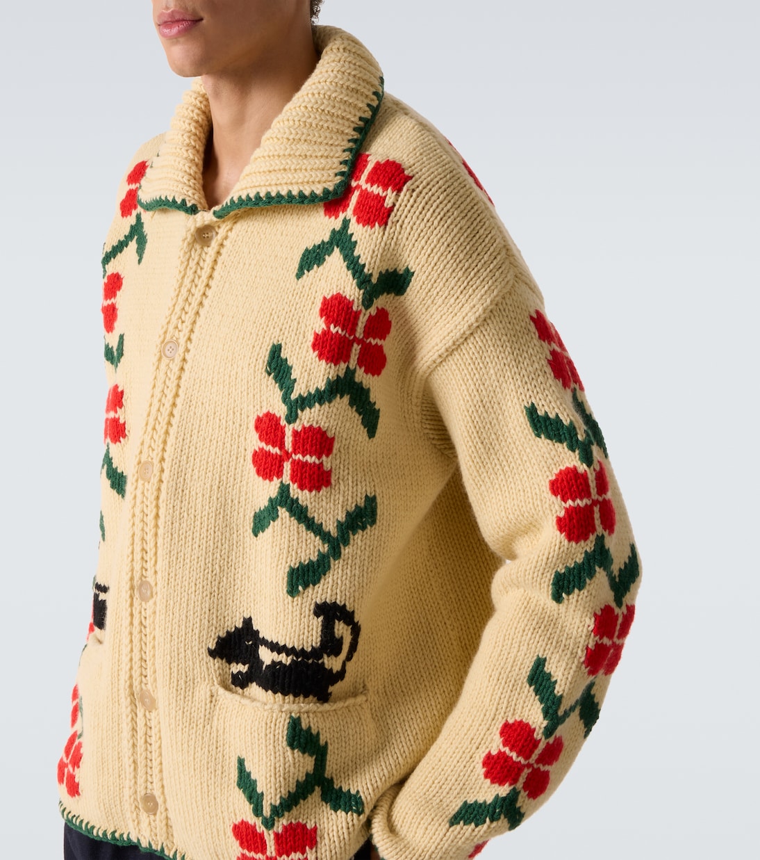 Cardigan Pirate Ship aus Schurwolle | Bode