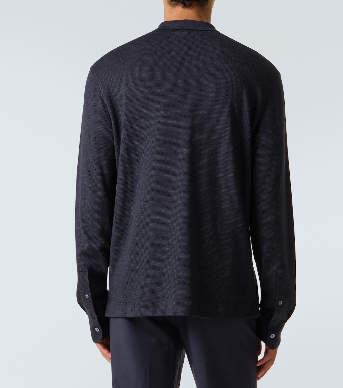 Cotton and silk polo shirt | Zegna