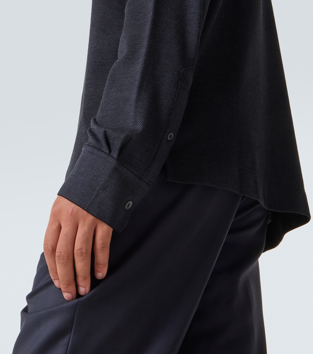 Cotton and silk polo shirt | Zegna