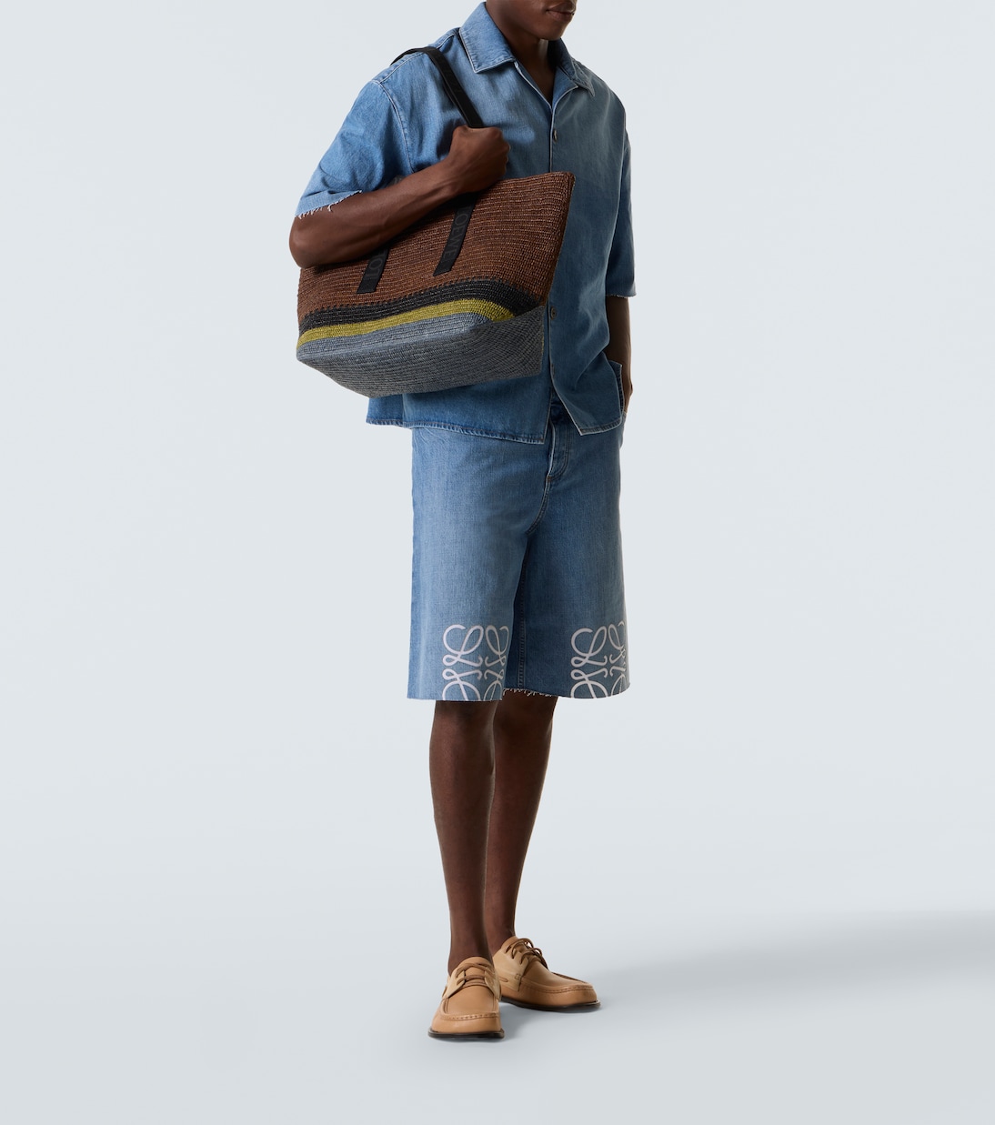 Anagram denim shorts | Loewe