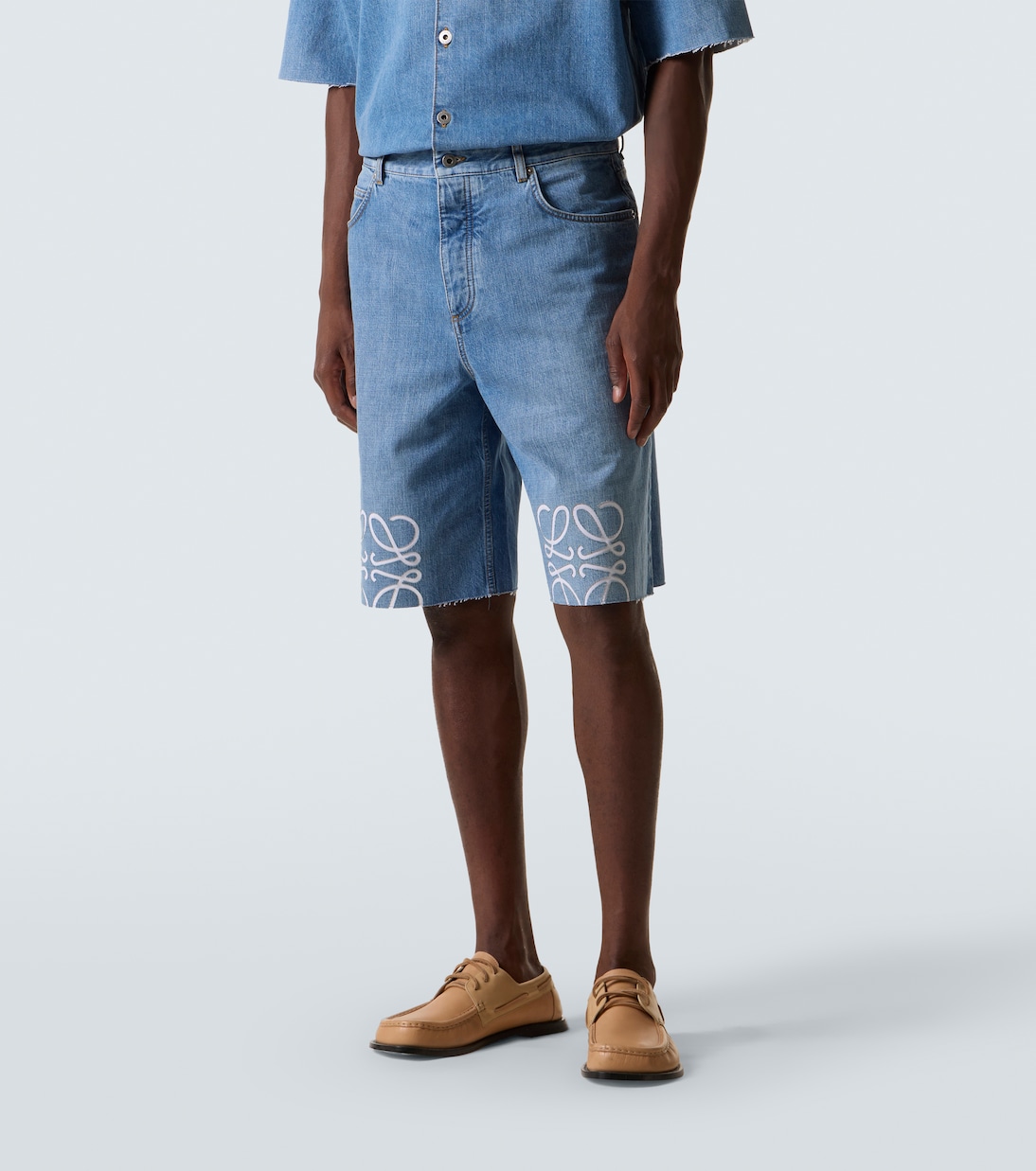 Anagram denim shorts | Loewe