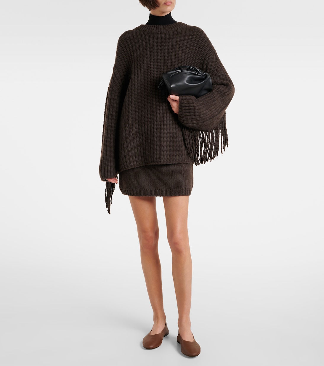 Hilma fringed oversized sweater | Lisa Yang