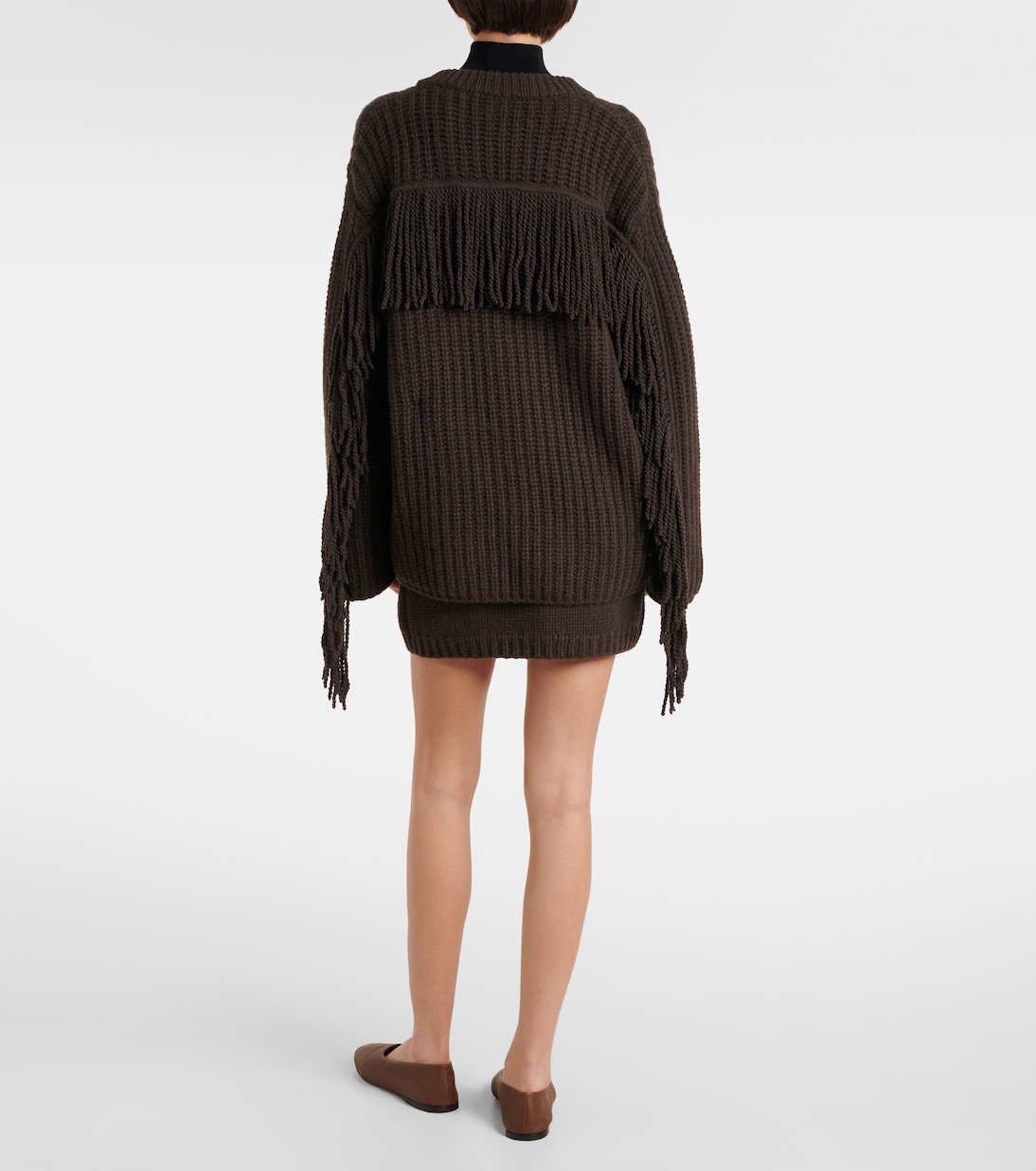 Hilma fringed oversized sweater | Lisa Yang