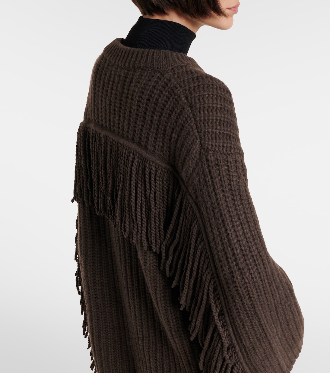 Hilma fringed oversized sweater | Lisa Yang