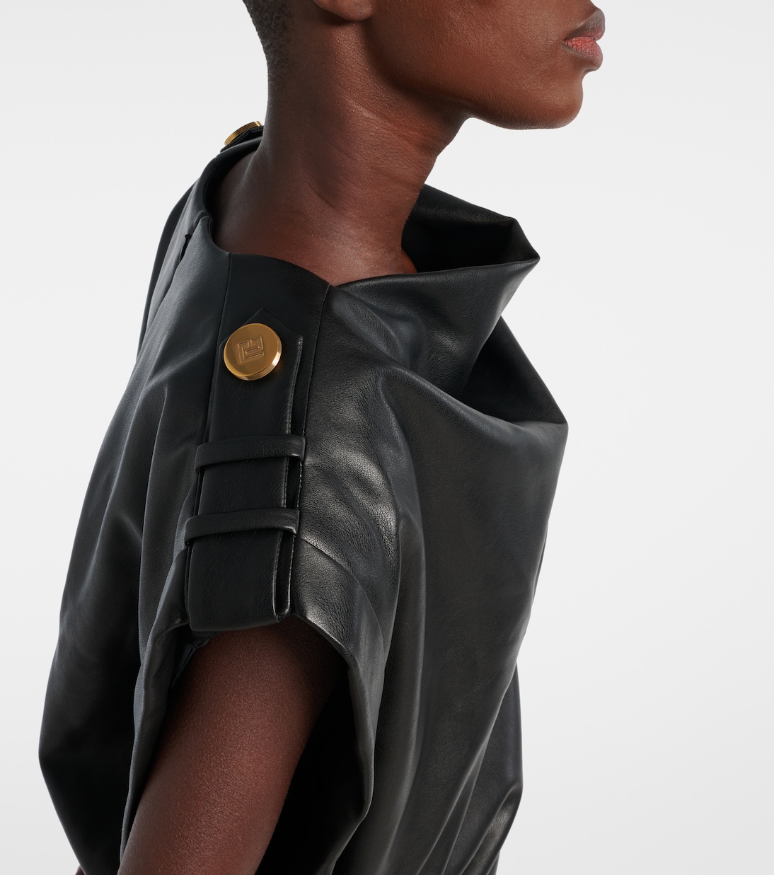 Top en cuir synthétique | Balmain