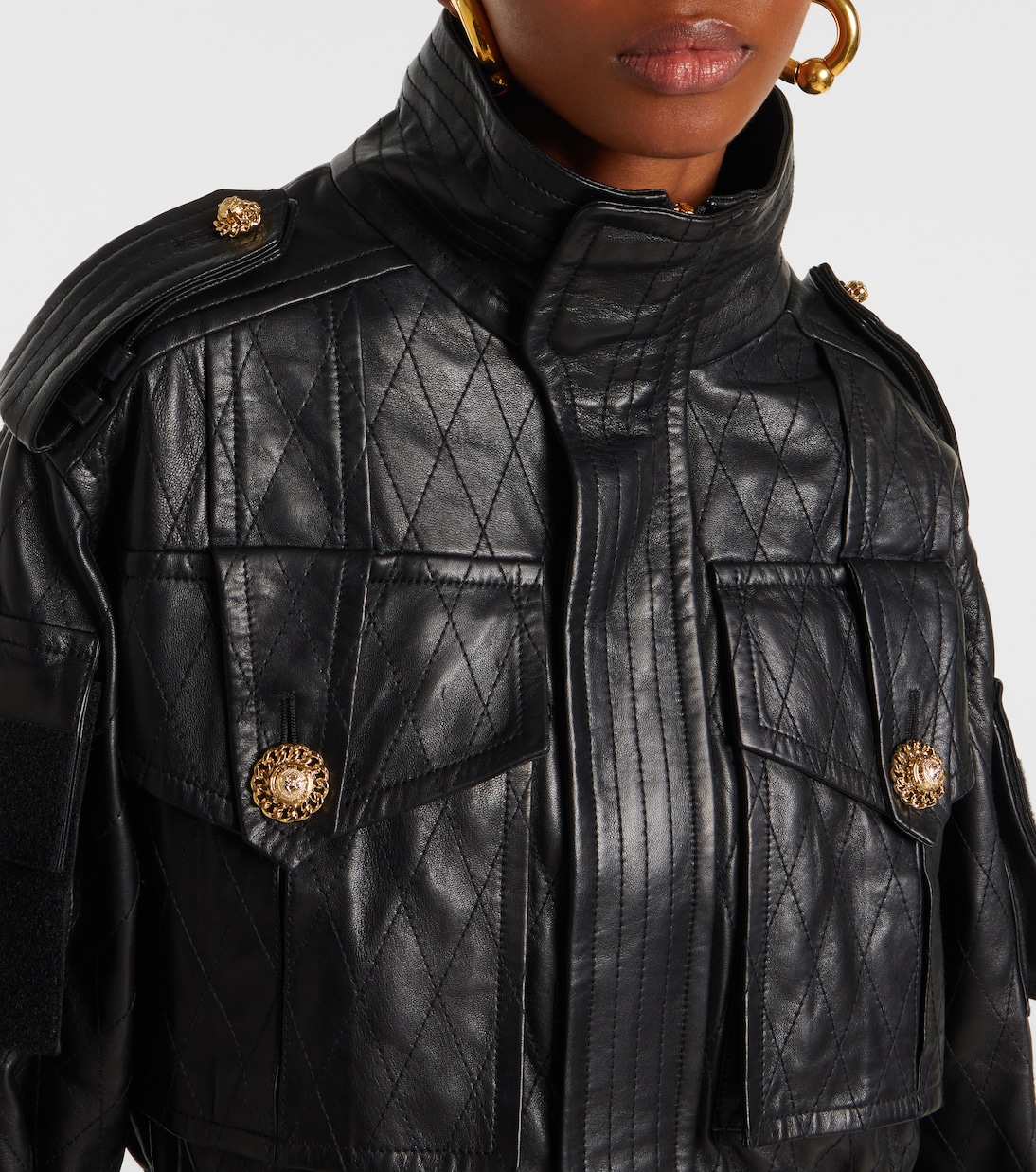 Parka aus Leder | Balmain