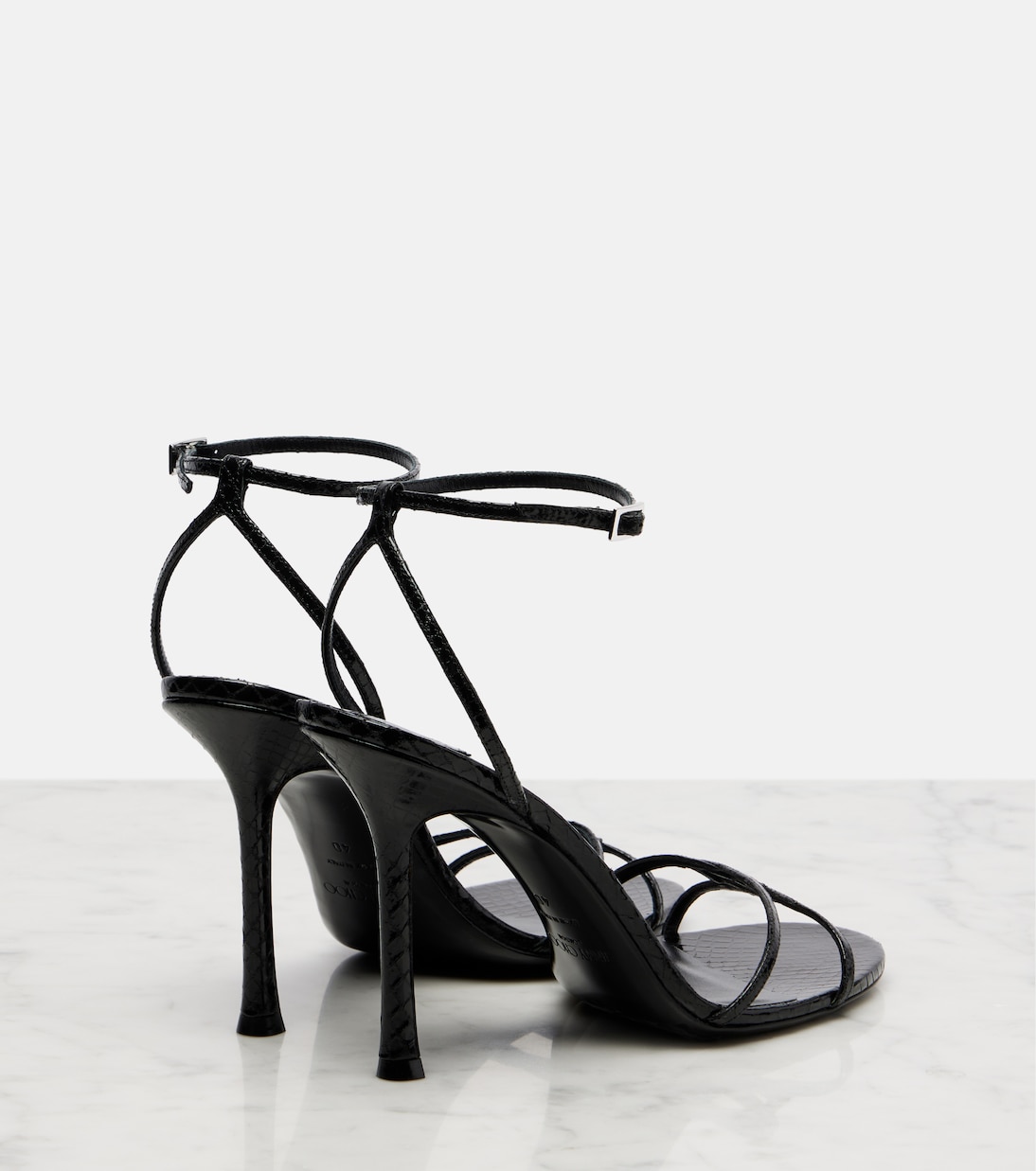 Sandales Leo 100 en cuir | Jimmy Choo