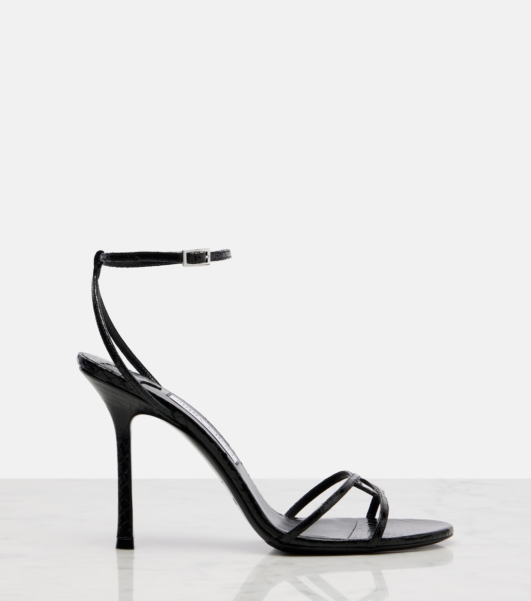 Sandales Leo 100 en cuir | Jimmy Choo