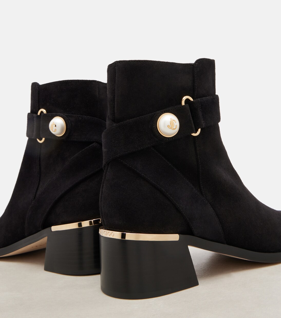 Noor 45 suede ankle boots | Jimmy Choo