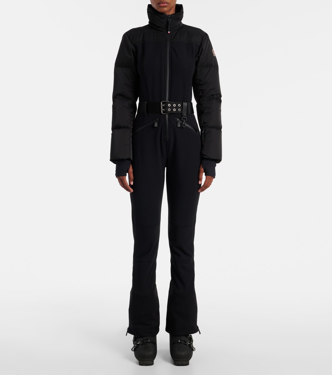 Belted down ski suit | Moncler Grenoble