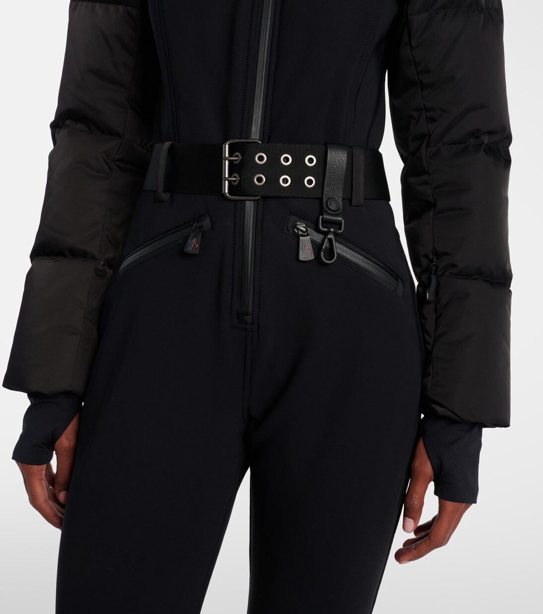 Belted down ski suit | Moncler Grenoble