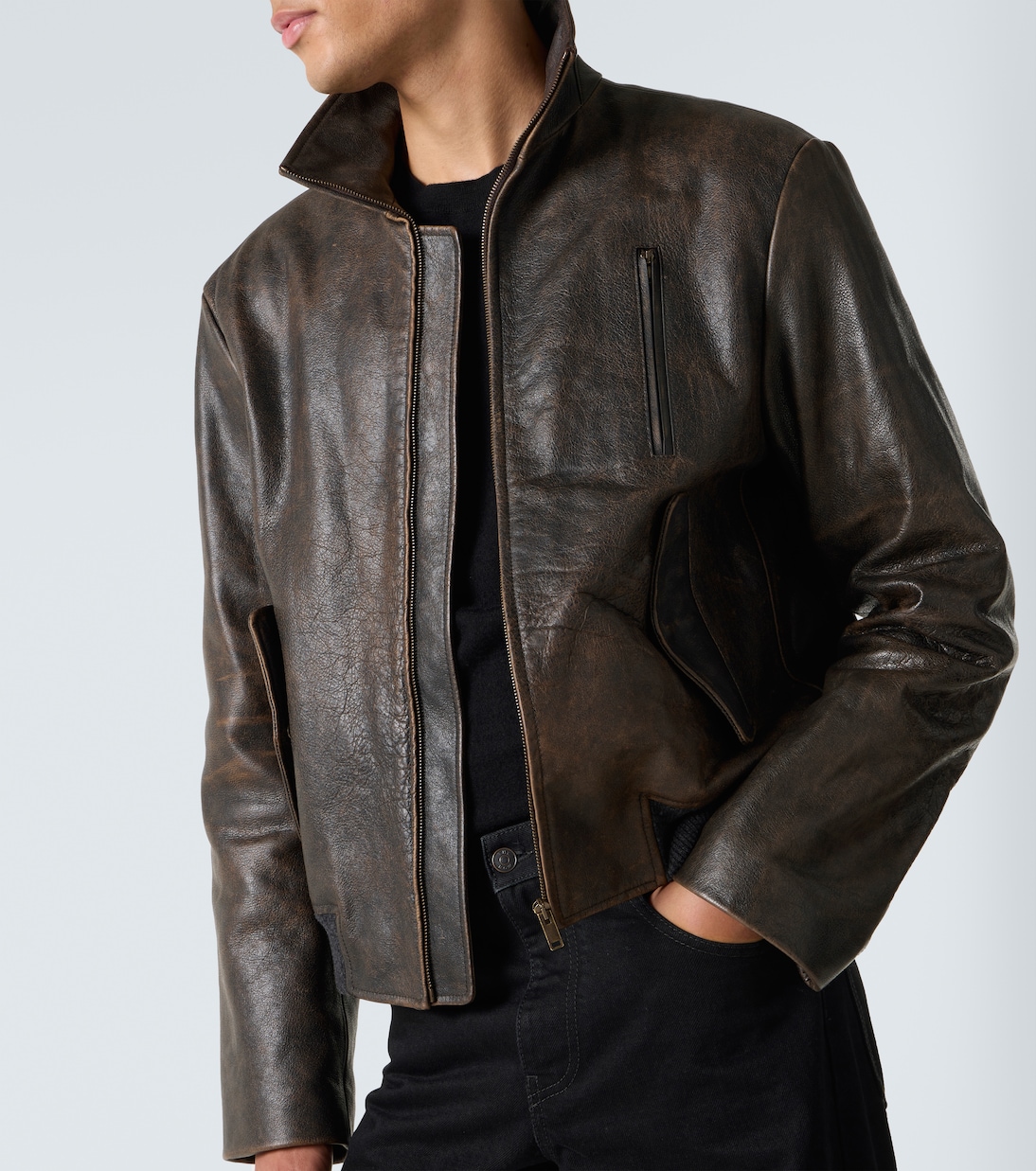 Akia leather jacket | The Row