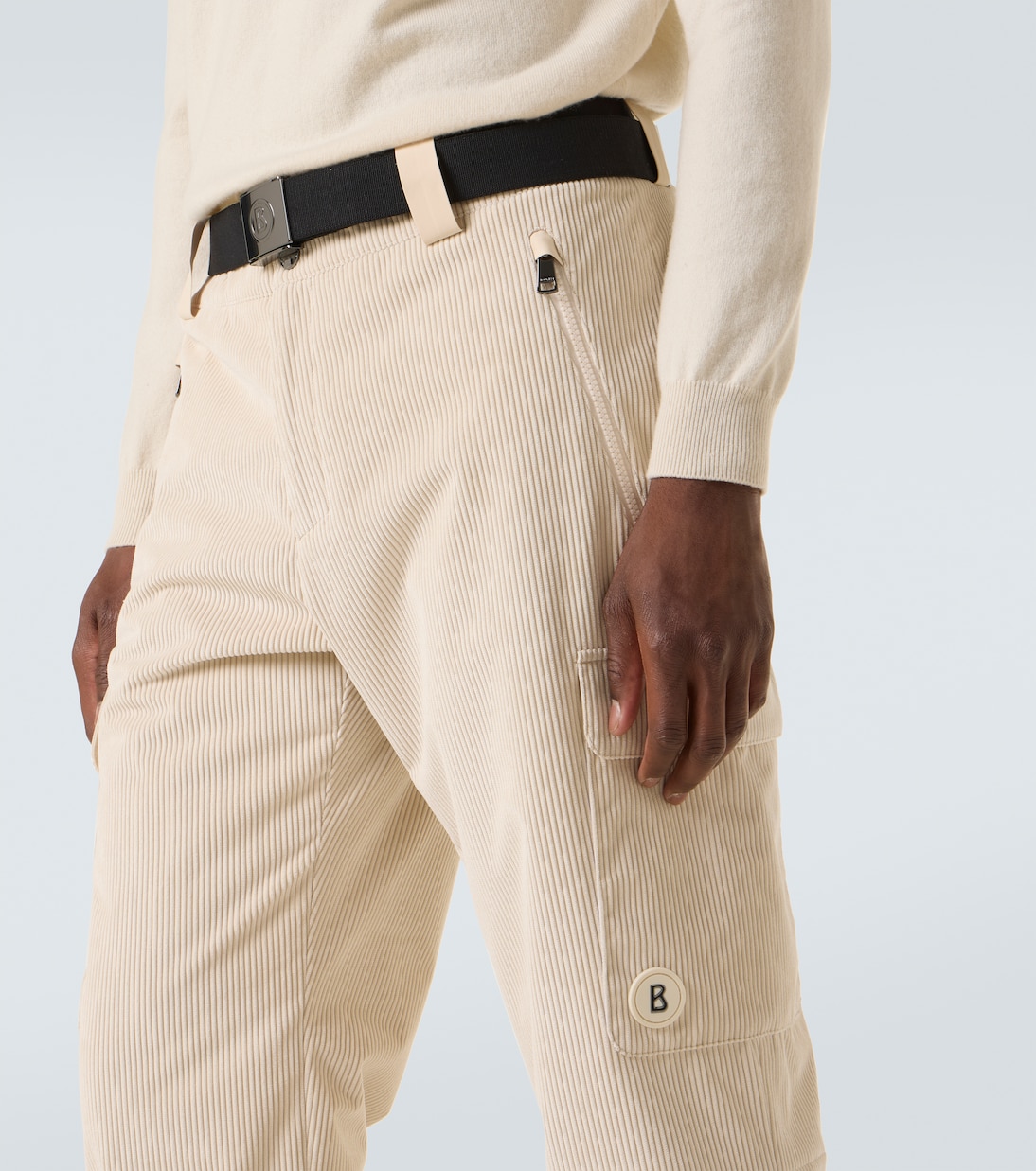 Pantaloni da sci Corbin in maglia a coste con cintura | Bogner
