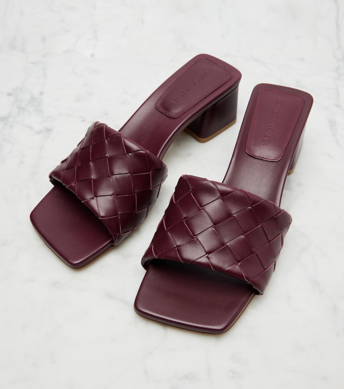 Parco 45 Intrecciato leather mules | Bottega Veneta