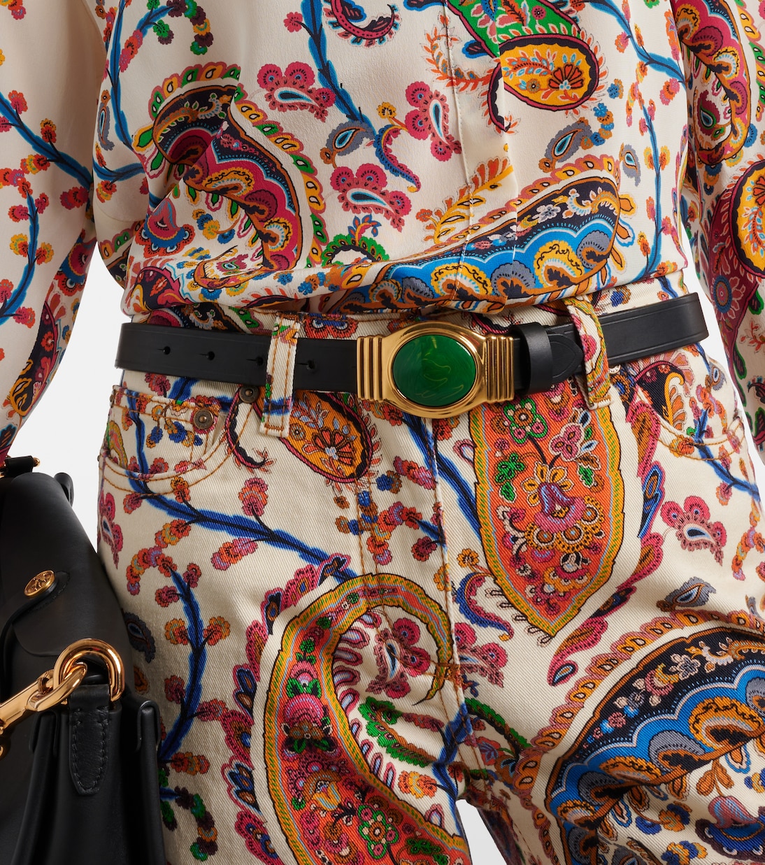 Verzierter Gürtel aus Leder | Etro